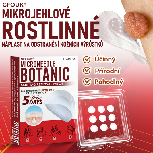 🗽✅GFOUK® Mikrojehličková botanická náplast na odstranění bradavic